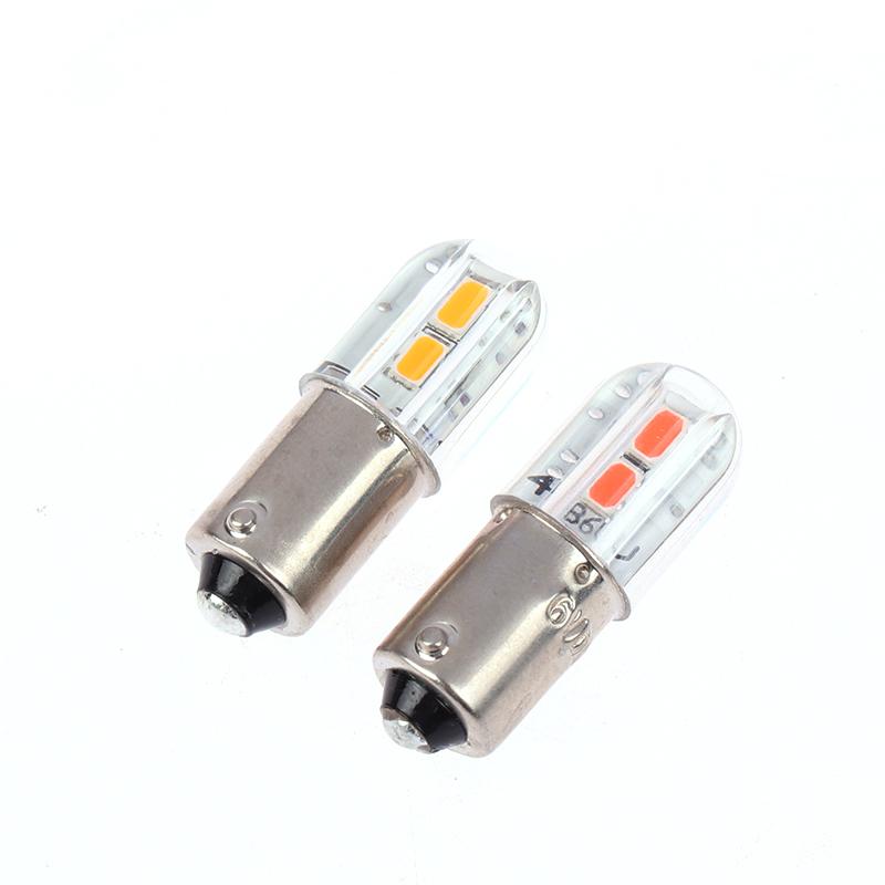 Ba9S Led Bulb 6V Upgrade Bulbs 4Led Lamp Replacement For Flashlight Headlight Motor Bicycle Lighting Instrument Led Bulb
