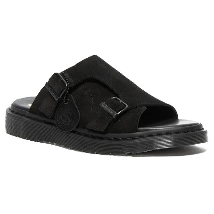 Dr. Martens Fashionable Comfortable Rubber Sole Non-Slip Slide Sandals Unisex Sandals Black 27498001