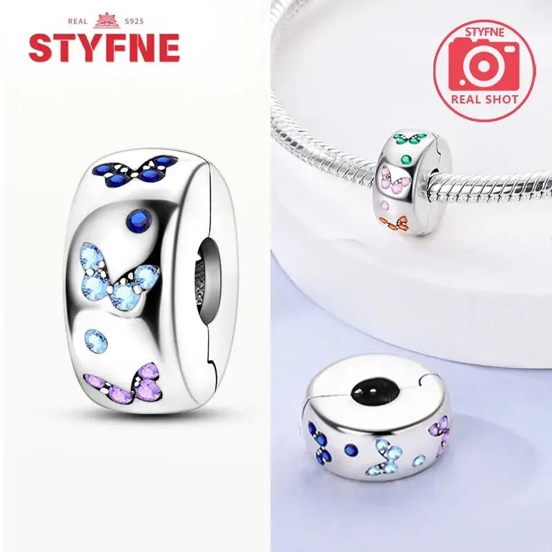Realcopper Stopper Clip Charm Star Bow Charms Beads For Original Bracelets Fine Jewelry Gifts For Women Diy