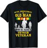 Never Underestimate an Old Man Vietnam Veteran Gift Unisex T-Shirt
