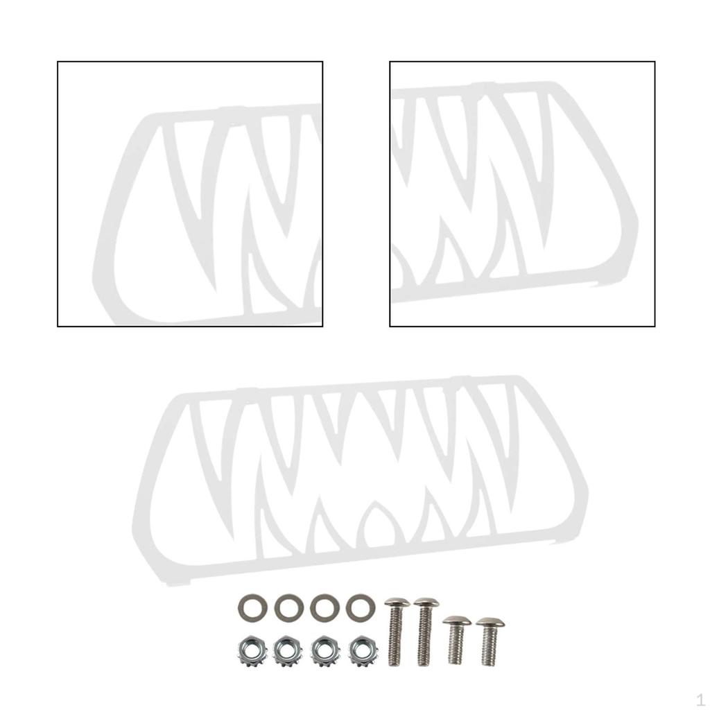 Front Grill Trim Grille Teeth Insert Premium High Performance Lower Protector Directly Replace