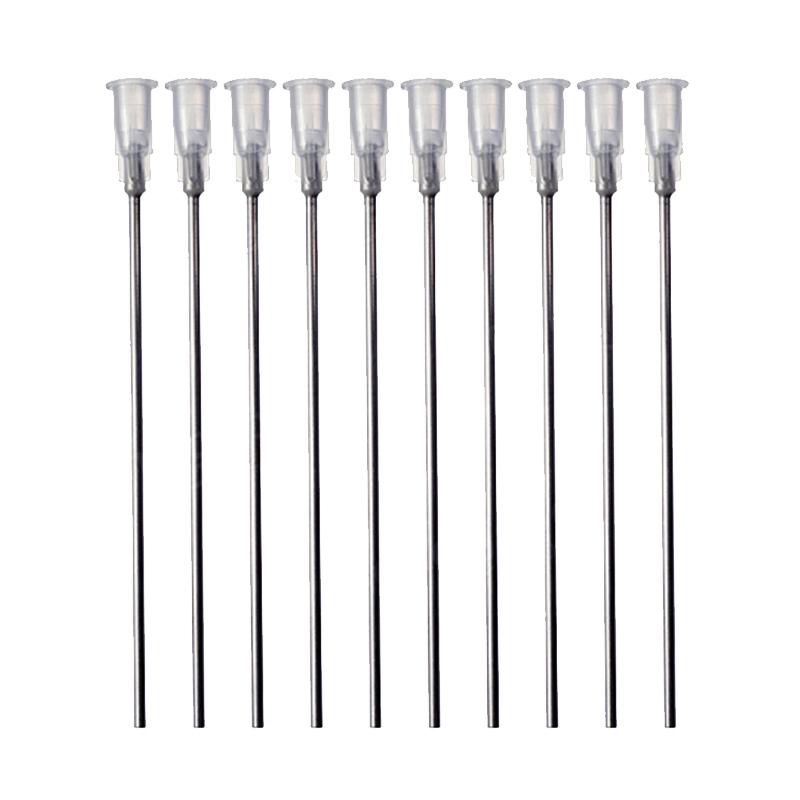 10PCS Dispensing Needles Glue14G-27G 117MM White Stainless Steel Needle Tips For Gluing Filling Welding Flux Welding Accessories