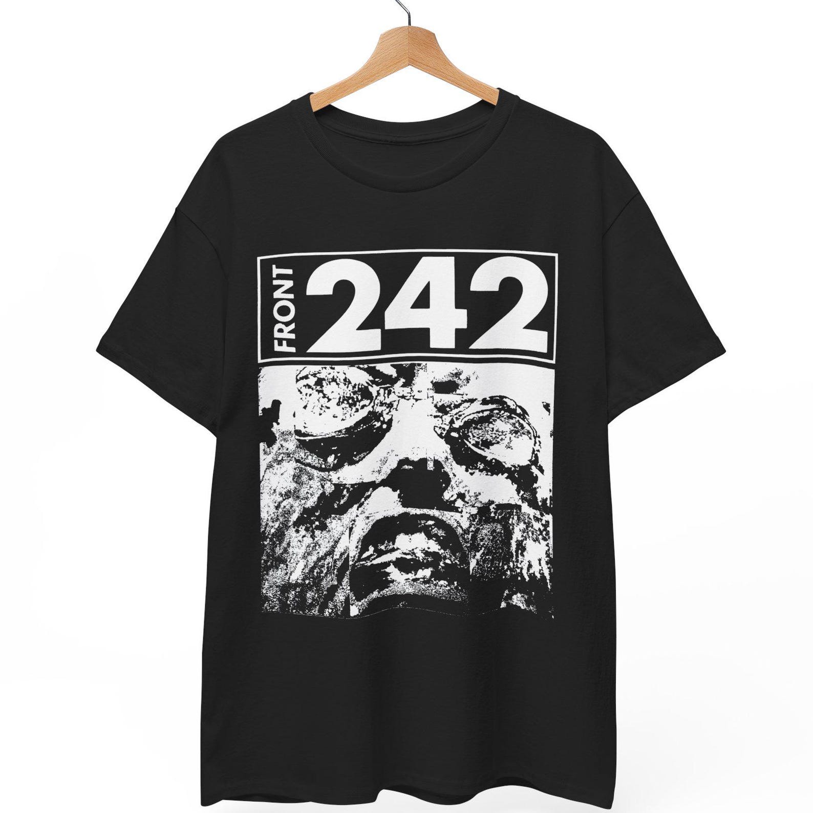 Front 242 T-Shirt | EBM Industrial Music Graphic Tee 4XL