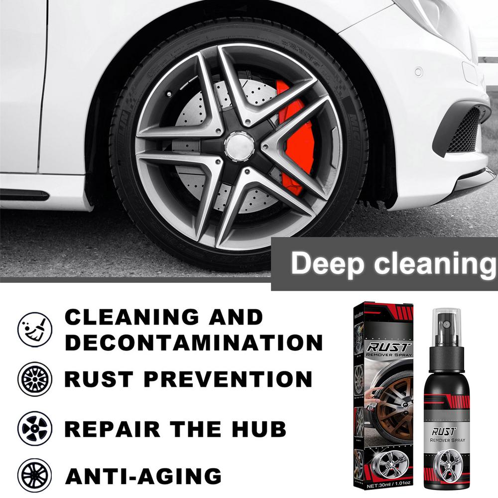 30/100m Rust Inhibitor Rust Remover Derusting Spray Car Maintenance Cleaning Metal Chrome Paint Clean Anti-rust Lubricant