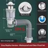 Flexible Drainage Outlet Pipe For Kitchen Bathroom Vanity Restroom Draining Sink