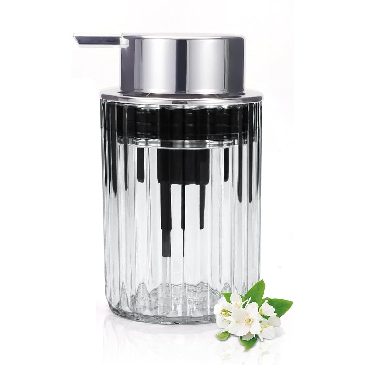 

Прозорий багаторазовий пінистий дозатор для мила для рук Ванна кімната Ванна кімната Мило для рук Лосьйон для піни Пляшка для мила для посуду для кухонної раковини чистий