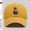 pc Chihuahua Print Trucker Hat  Adjustable Snapback Cap with Chihuahua Dog Lightweight Suitable for Men  Women for Beach