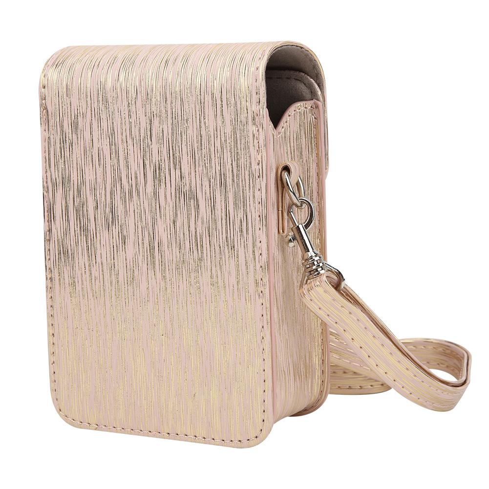 PU Leather Streamer Drawing Camera Portable Bag Case Protective Pouch Cover with Shoulder Strap For Instax mini LiPlay