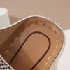 Summer New Large Women's Shoes Hollow Out Solid Open Toe Wedge Heel Fish Mouth Sandals