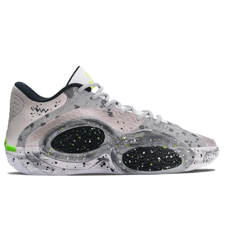 Jordan Tatum 2 Basketball Shoes Men's Low top Gray/White/Neon Green FJ6458-100(Team379-)