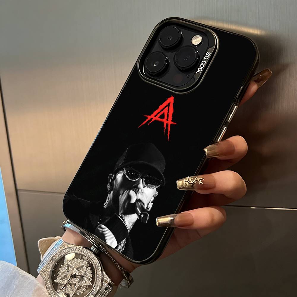 Reggaeton singer-A-Anuel- AA Phone Case For IPhone17  16 11 12 13 14 15 16 Pro Max Plus Cover Colored Silver Funda Bumber iPhoneXSMAX