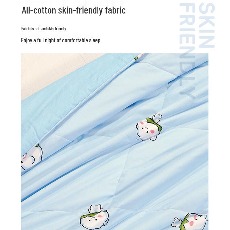 Mercury Home Textiles Kedi Bear All-Cotton Antibacterial Summer Quilt