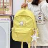 Schoolbag New Schoolbag Female Ins Wind Japanese Cute Cartoon Soft Girl College Wind Backpack Korean Version Candy Color Backpack