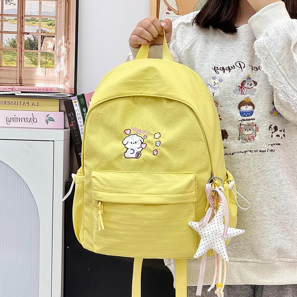 Schoolbag Japanese Ins Cute Backpack 1011 New Spring and Summer Campus High-value Student Schoolbag Women's Lightweight Small Backpack