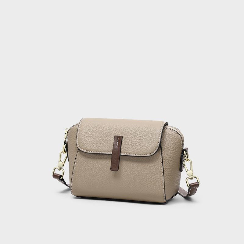 Small Square Bag Single Shoulder Bag 2025 New Genuine Leather Bag High-end Crossbody Bag Elegant Versatile Small Bag Women's Bag
