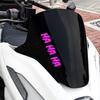 Multi-color HA HA HA Style Sticker, Waterproof Durable Vinyl Decal, Trendy Art Decor for Motorcycle, Car, Helmet, Laptop