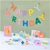 5m White Happy Birthday Garland