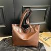 Casual Shoulder Bag Female Original Work Class Commuting Soft Leather Bag Large Capacity Simple Tote Big Bag
