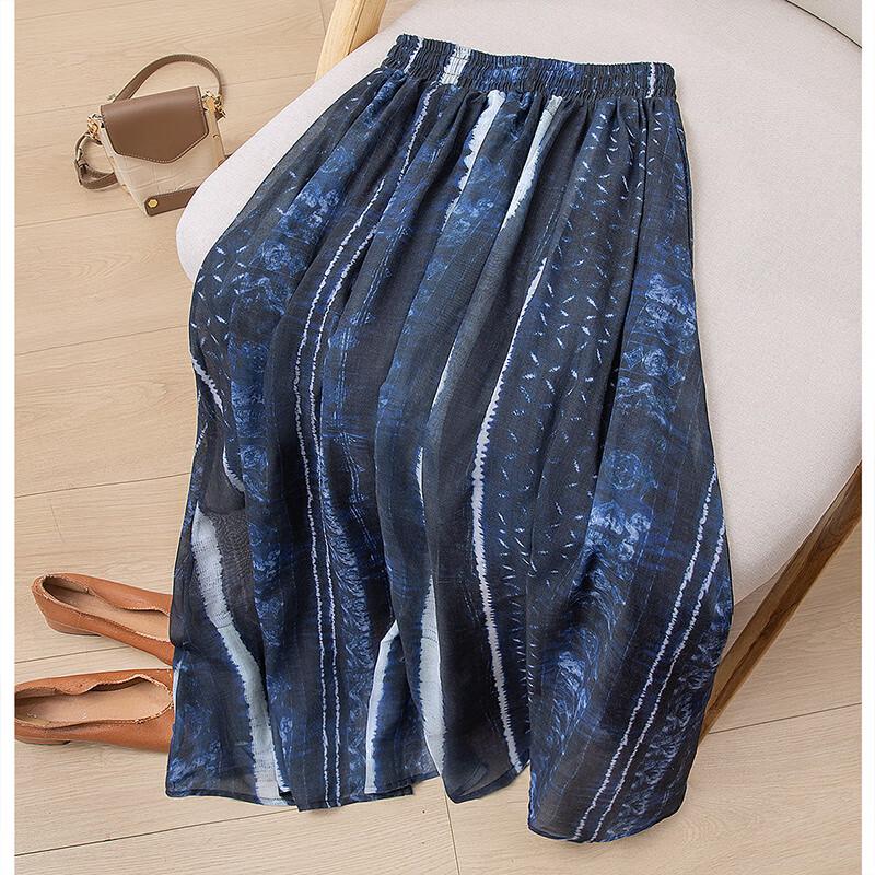 Women's Color-Block Two-Piece Top & Skirt Set