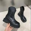 Super fire Internet celebrity platform Martin boots women's 2025 new British style short boots women's boots tide increase medium boots women