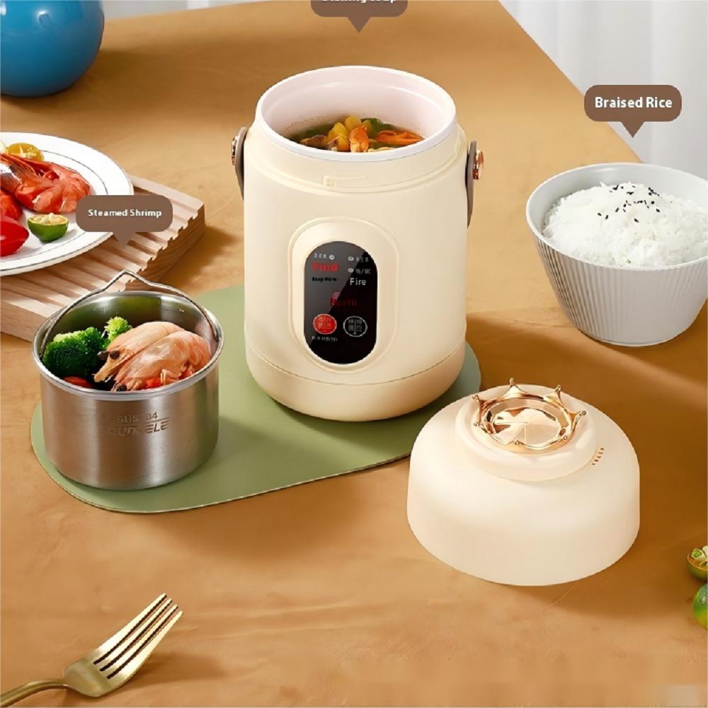 New Multifunctional Rice Cooker Portable Small Travel Electric Kettle Household Electric Cooker Hot Pot 110V US/220V EU Plug