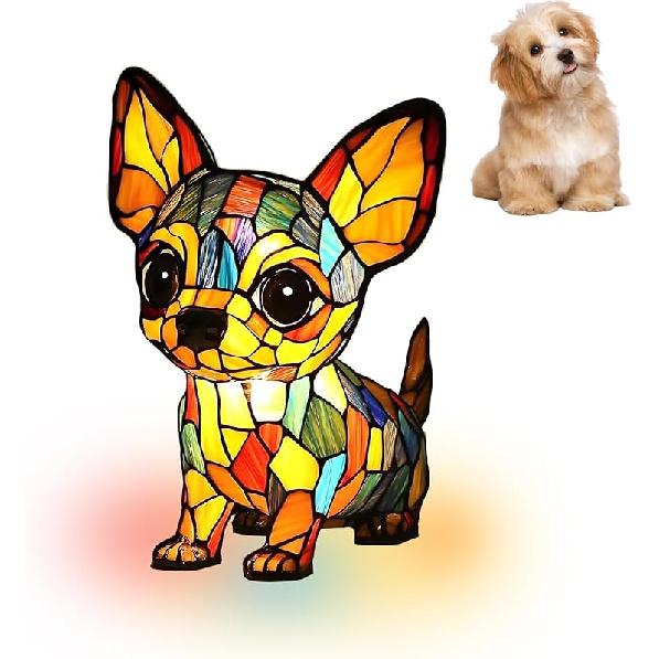 Atlodas Cat Lamp, Cats Stained Resin Tabletop Night Light, Cats Series Art Night Light, Cat Stained Glass Lamp, 3D Cute Pet Themed LED Table Lamps,