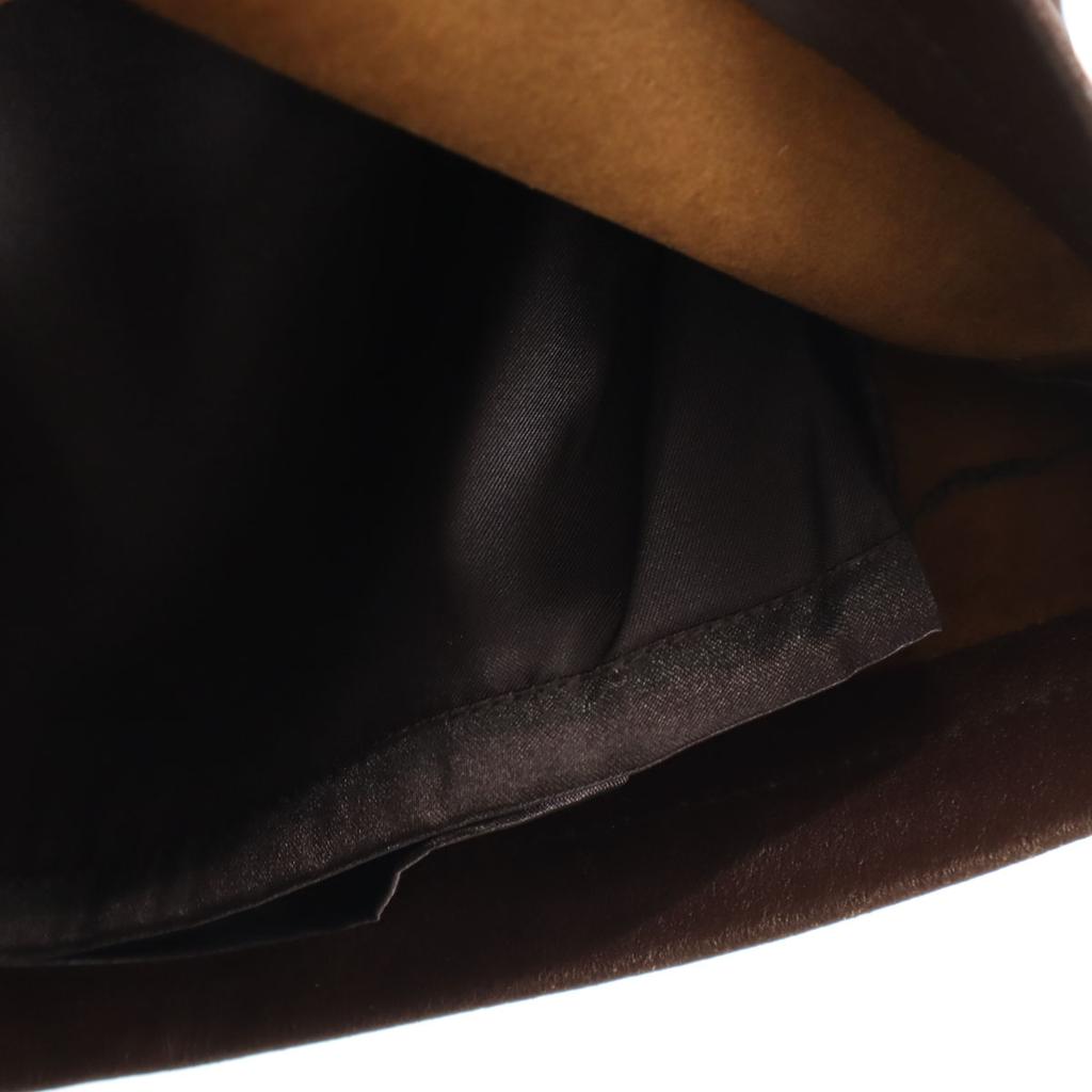 FUBU Midi length leather skirt 5 Brown Women Used