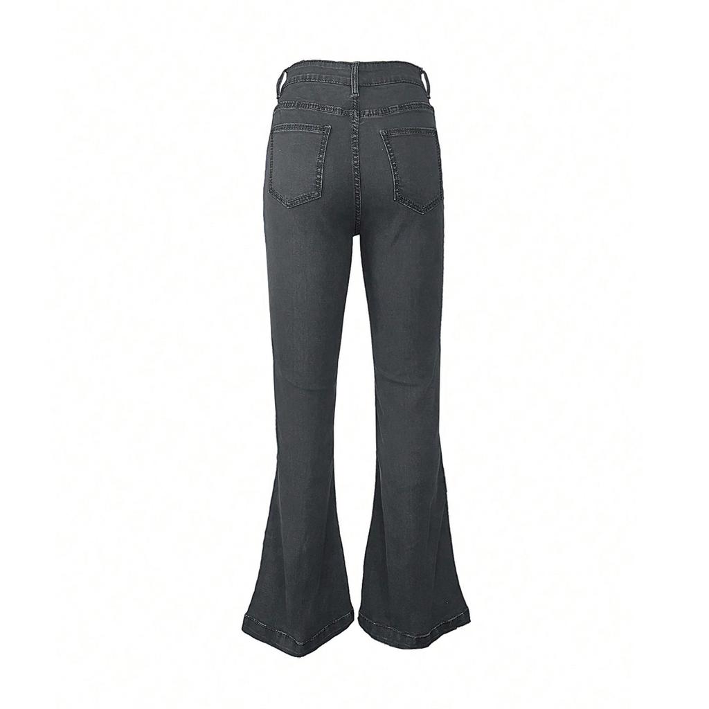 Women's Jeans Retro Color High Waisted Slim And Sexy Design Jeans