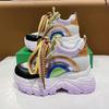 Fashion 8CM Women's Sneakers Retro Style Original Design Shoes Women Fashion Colorful Original Thick Sole Casual Sneakers For Lady