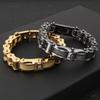 KALEN Bike Chain Bracelet Men Stainless Steel Motorcycle Punk Bracelets Male Jewelry