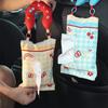 Cute Design Portable Tissue Box With Handle Multifunctional Tissue Pouch  Portable Use