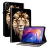 For Xiaomi Redmi Pad 2 Leather Case Pattern Printed Stand Tablet Cover with Card Slots