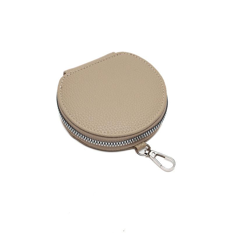 Fashion Mini Purse for Women Classic Round Zipper Purses Key Chain Rings Wallets Bags GZW