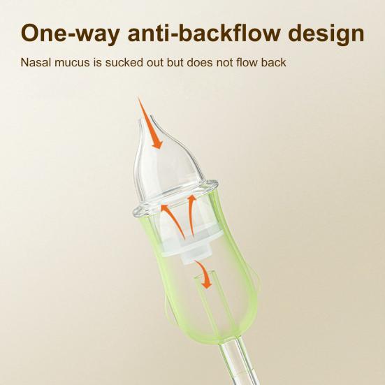Silicone Nasal Aspirator Nose Cleaner Compact Design Portable User-friendly Suction Pump Manual Nasal Aspirator for Kids
