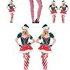 Adorable Green Christmas Party Stage Skirt Costumes For Festive Cosplay Fun