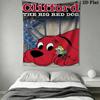 Clifford the Big Red Dog Pattern Home Decor Tapestry, Wall Hanging, Decorative RV Wall Cloth.NGT0928249