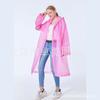 Outdoor PEVA Raincoat Adult One-piece Poncho Long Scenic Travel Portable Thickened PE Non-disposable Raincoat