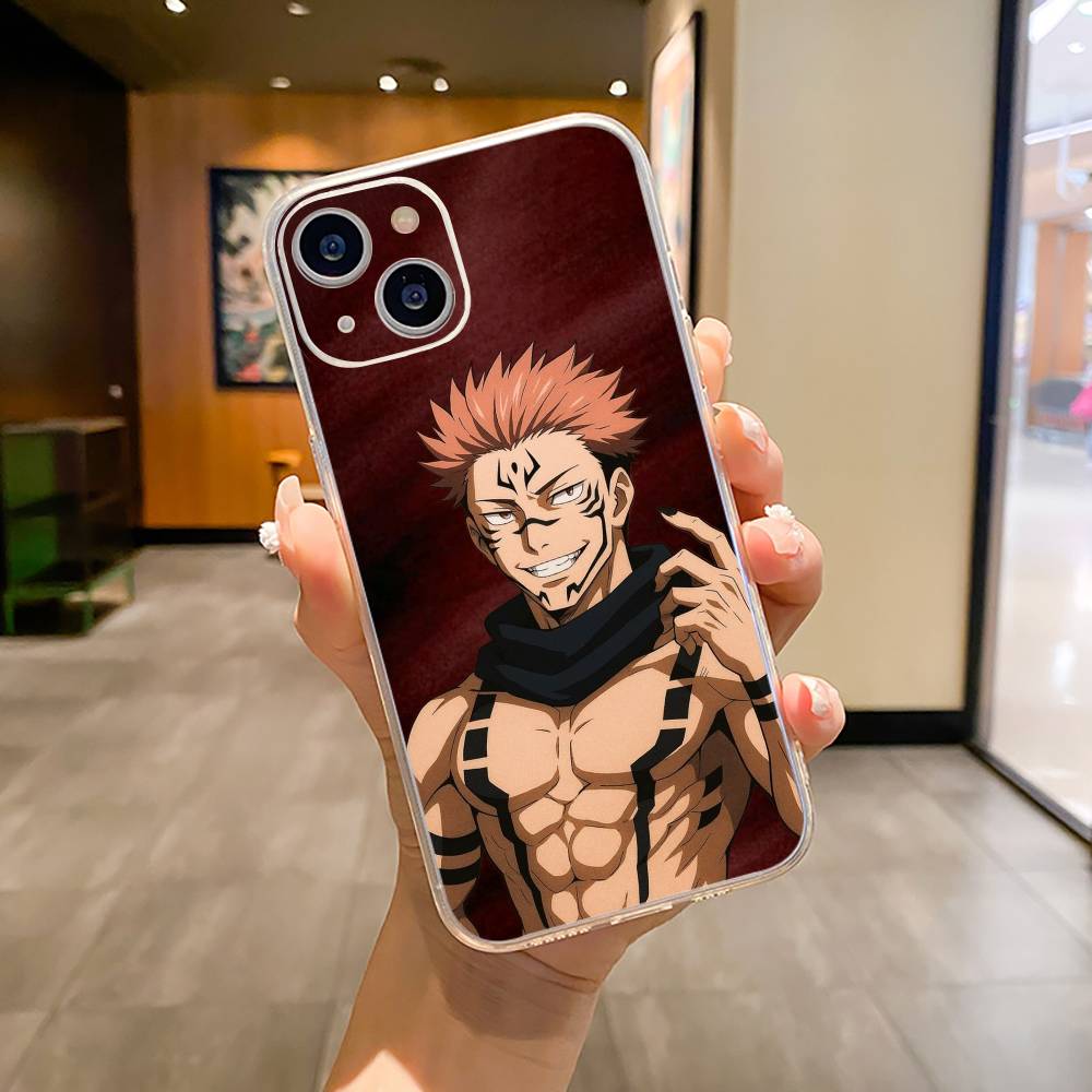 Anime main characters-Yuji Itadori Phone Case For iPhone17,16,15,14,13,12,11 ,Pro Max,16/15/14 Plus Transparent Cover