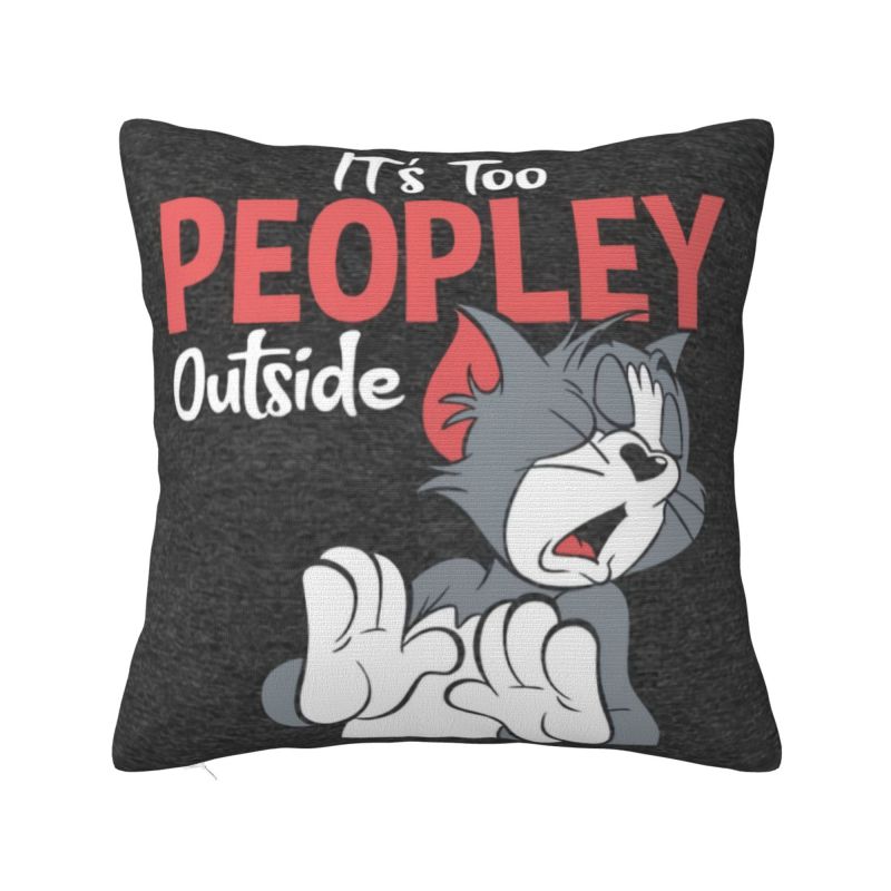

Подушка с рисунком Тома и Джерри из мультфильмов Disney для гостиной Американская анимация Нордическая наволочка Бархатная наволочка 12x12Inch
