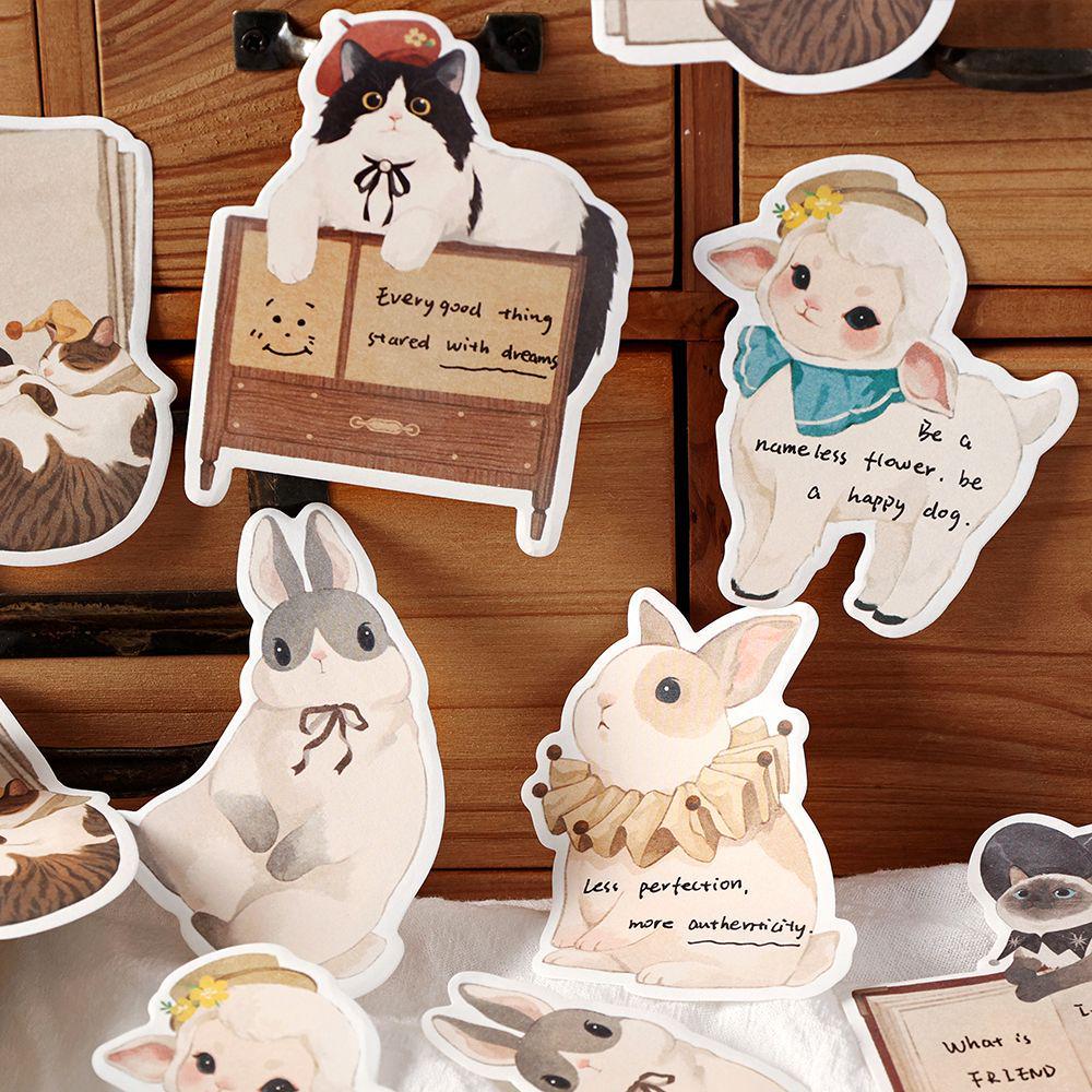Infeel.Me Cute Forest Recorder Sticky Notes - Cartoon Check-in Planner for Students