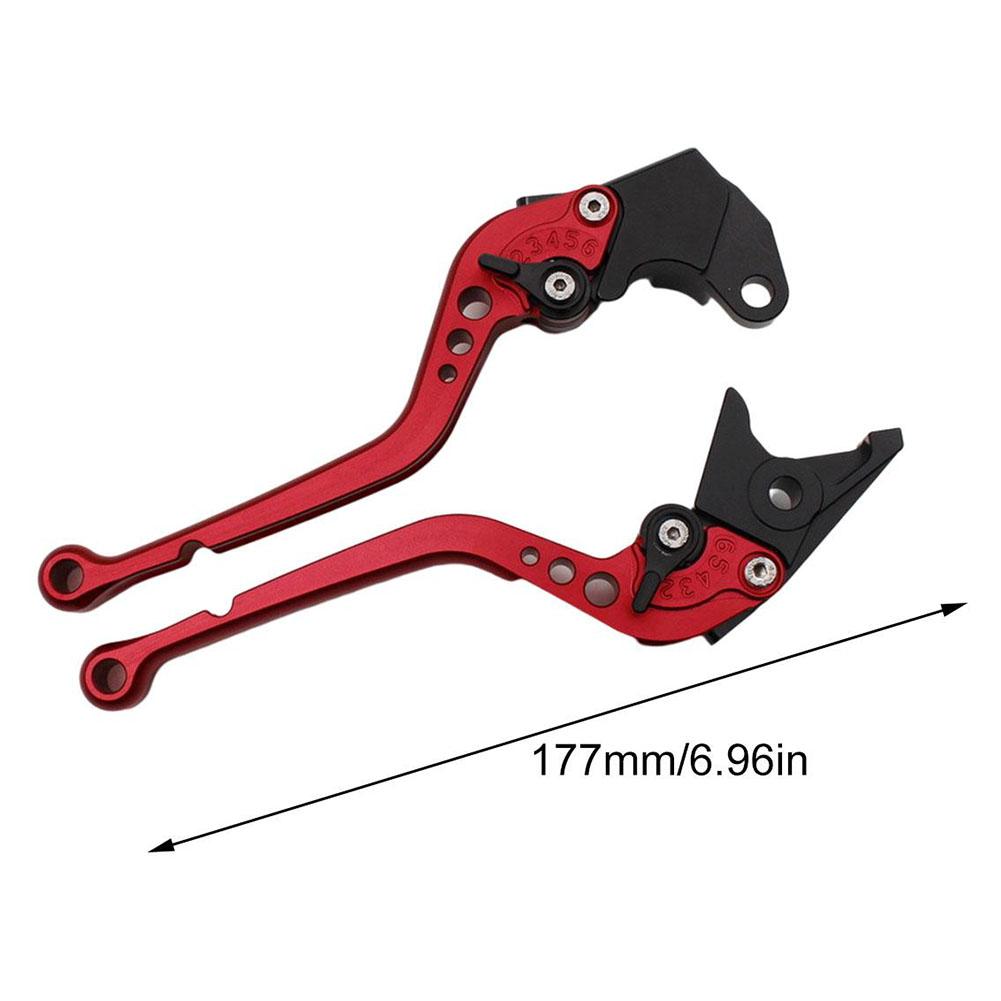 2Pcs Universal Motorcycle CNC Aluminum Alloy Clutch Brake Handle Drum Lever For YAMAHA Honda Suzuki Kawasaki Motor Accessories