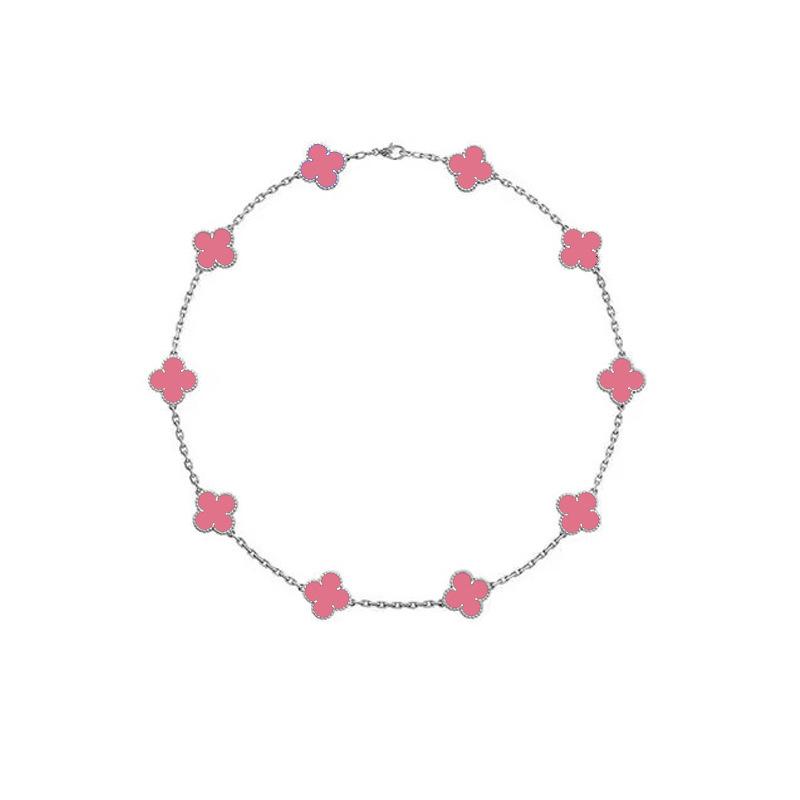 Four-leaf Clover 10-flower Necklace High-end Luxury Women's Clavicle Chain