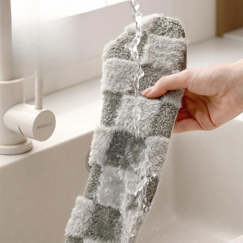 Coprisedile WC Invernale Domestico in Peluche Ispessito, Coprisedile WC Universale in Peluche per Tutte le Stagioni