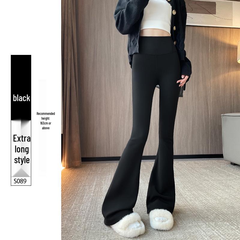 Women s Lambswool Flared Yoga Pants - Lightweight Cotton Base Layer for Spring, Perfect for Tall Women XS