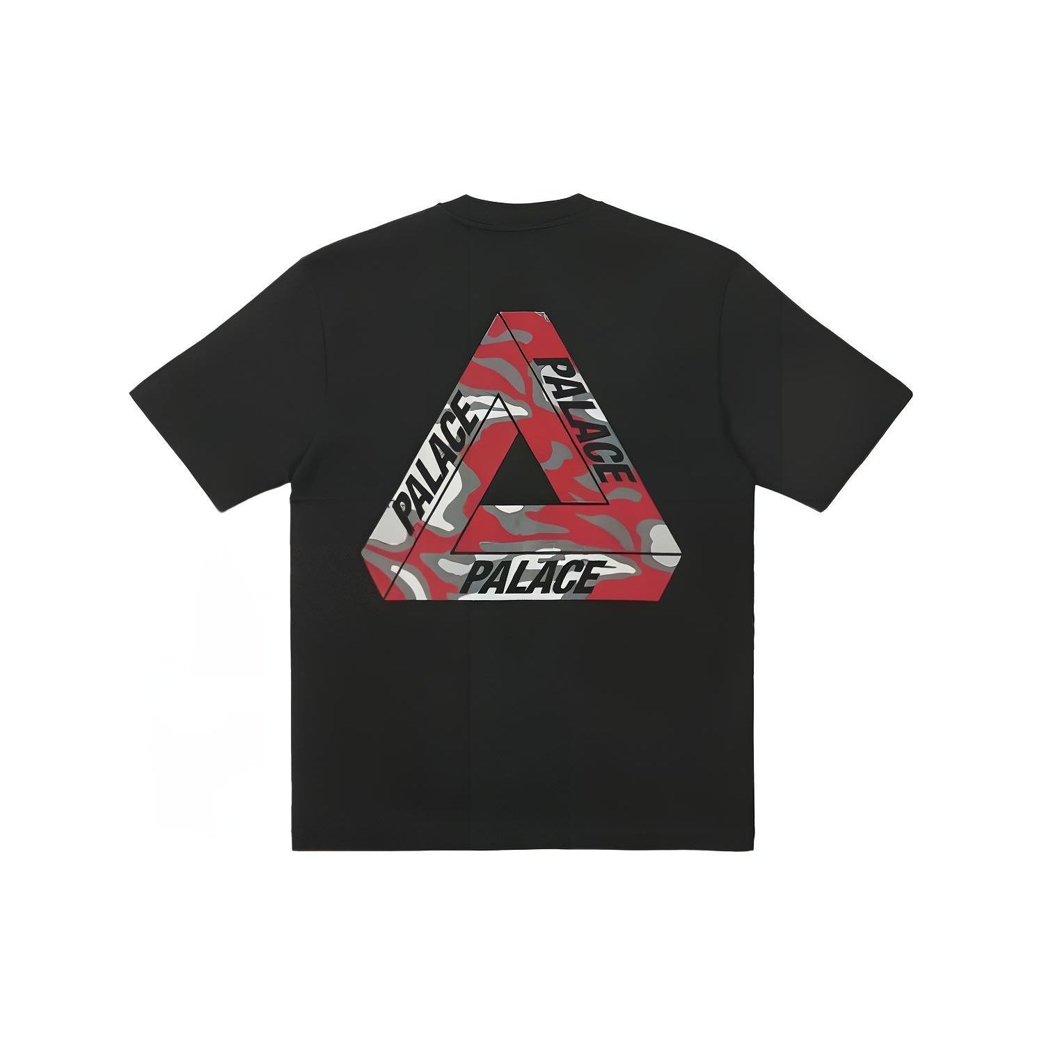 Футболка Palace Jungle Camo Tri-Ferg, черные топы унисекс P24TS117 S
