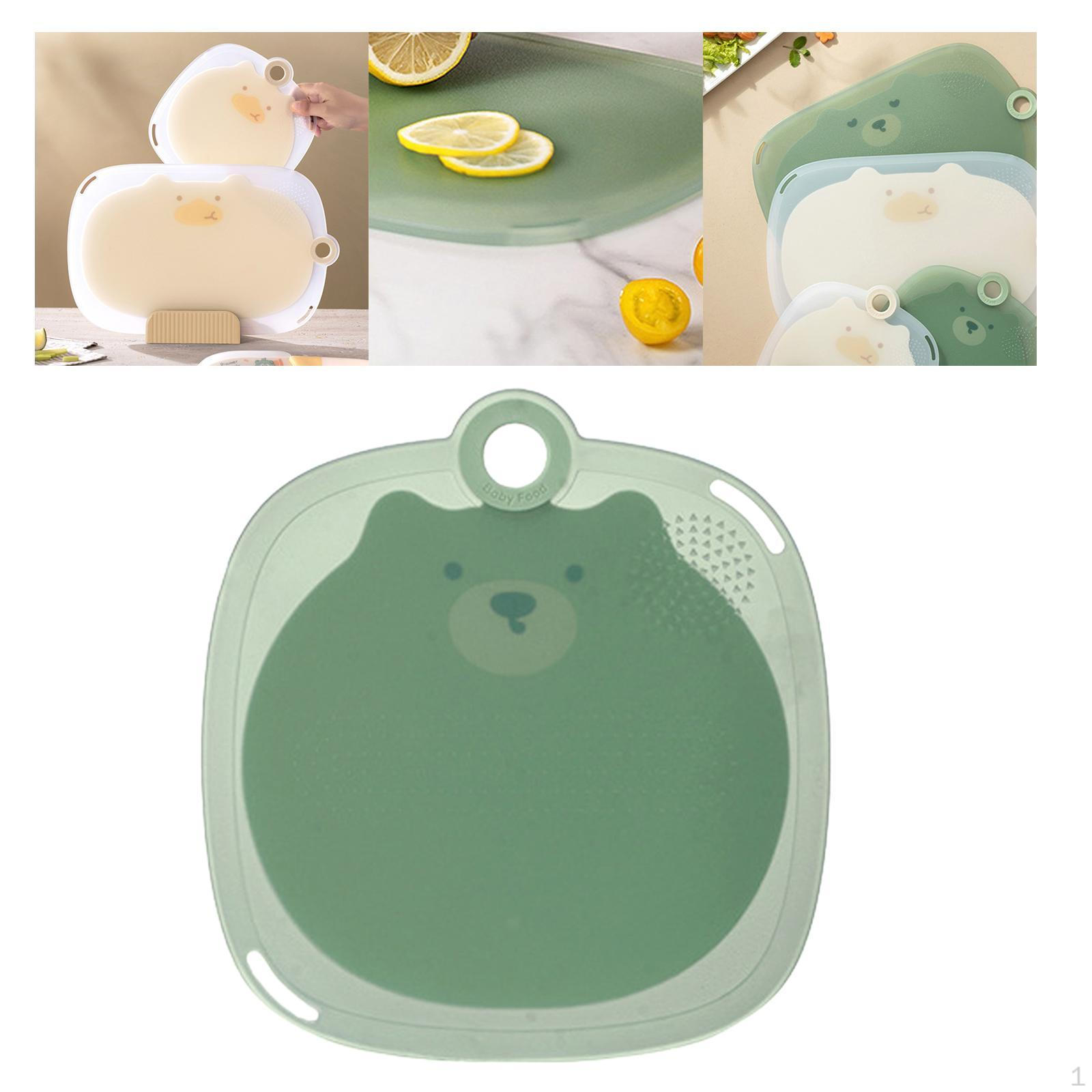 

Разделочная доска Cartoon для нарезки многоцелевого использования с отверстием для подвешивания green small