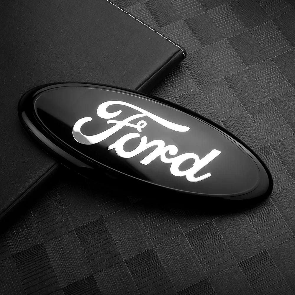 Samolepka na auto Ford Nový 2025 Horké auto Znak na přední mřížku Samolepka s logem na víko kufru Dekorace pro Ford Fiesta Focus 2 Mondeo mk4 Musta