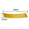 2Pcs Car Bumper Reflective Warning Strip Decal Stickers Auto Accessories