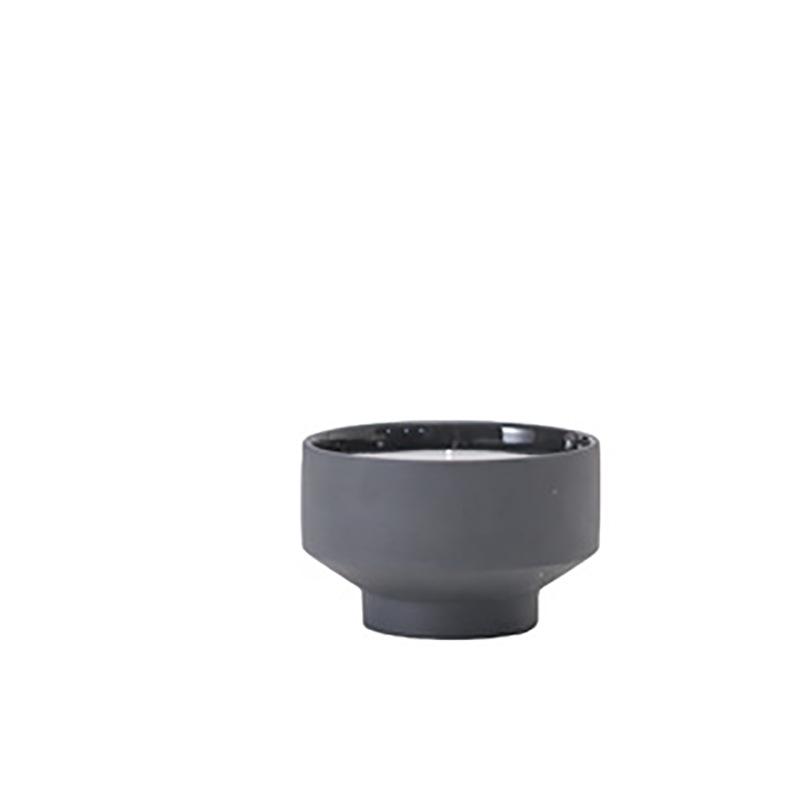 Unique Ceramic Candle Jars Candle Container Vessels Minimalist Ceramic Home Decor Europe Christmas Matte Candle Jar