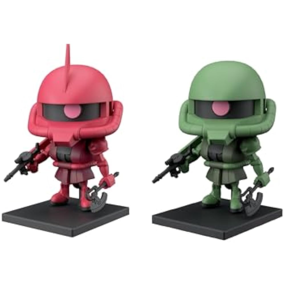 BANDAI SPIRITS (Bandai Spirits) Gunpla-kun Zakupla-kun & Shazaku-kun Set 1/1 Scale Color Coded Pl...